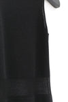SWAYING/KNIT See-through Panel Sleeveless Dress SW22SSL06 Black PS49